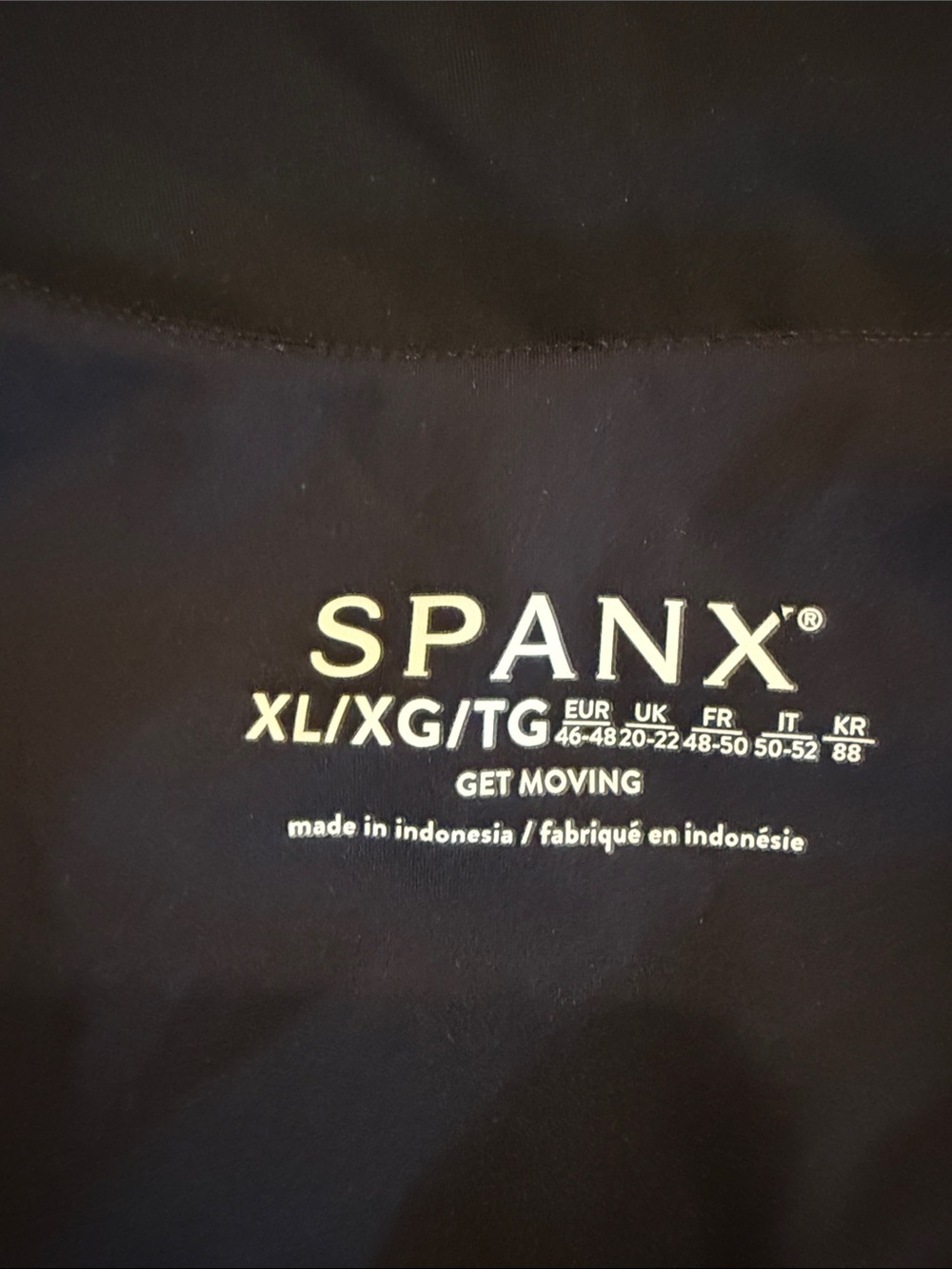 SPANX Black Mini Dress with Square Neck & Attached Shorts (sz -XL) - Picture 4 of 4